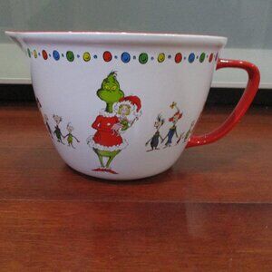 Zrike The Grinch Christmas Mixing Batter Bowl